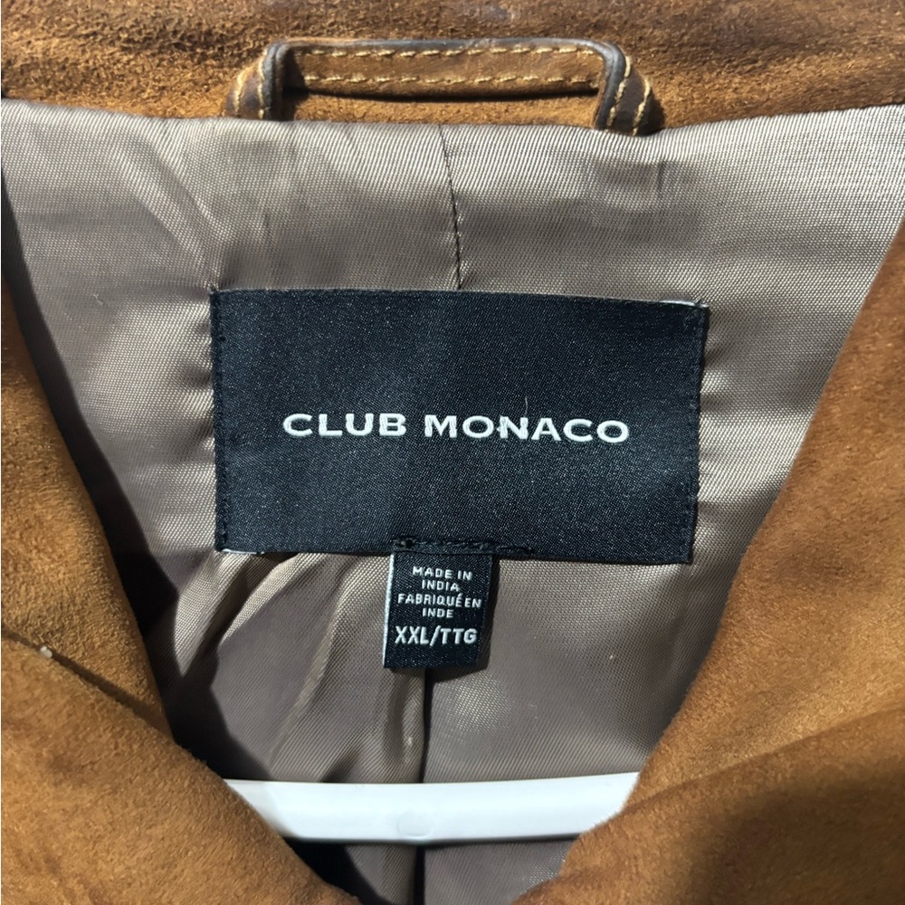 Club Monaco Tan Suede Outerwear - Picture 4 of 5